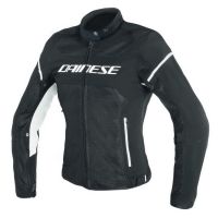 Dainese AIR-FRAME D1 dámská letní textilní bunda černá/bílá vel.46